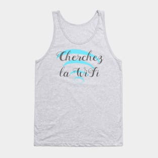 Cherchez la wifi - variation #3 Tank Top